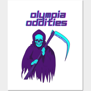 Olympia Oddities Neon Reaper Posters and Art